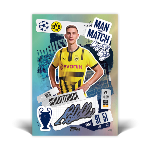 Velká dárková krabička Topps Match Attax 24/25 Mega Tin Time To Shine Green