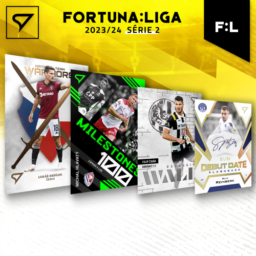 Premium box fotbalových kartiček SportZoo FORTUNA:LIGA 2023/24 Série 2