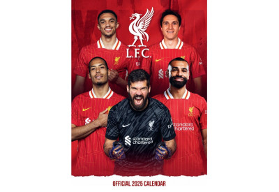 Nástěnný kalendář Liverpool FC 2025