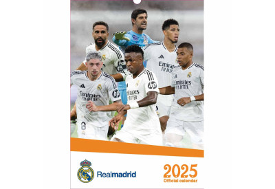 Nástěnný kalendář Real Madrid 2025