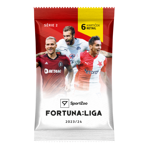 Retail box fotbalových kartiček SportZoo FORTUNA:LIGA 2023/24 Série 2