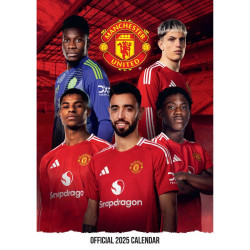 Nástěnný kalendář Manchester United FC 2025