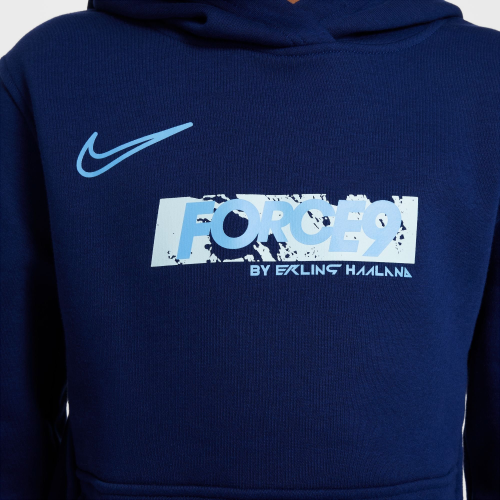 Dětská mikina s kapucí Nike Erling Haaland Club Fleece