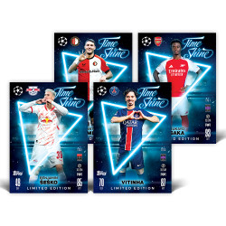 Velká dárková krabička Topps Match Attax 24/25 Mega Tin Time To Shine Blue